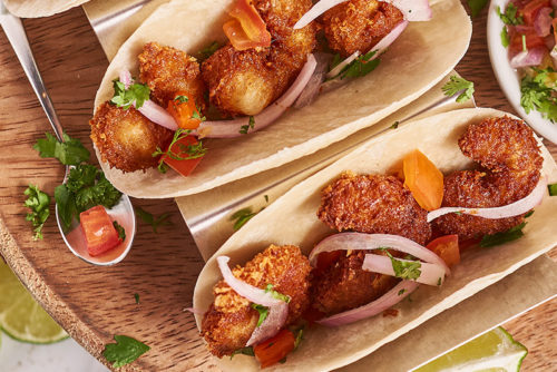 Tacos de Camarón  Crunchy